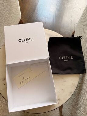 CELINE Paris Empty Gift Box Dust Bag Authenticity Card Packaging Set